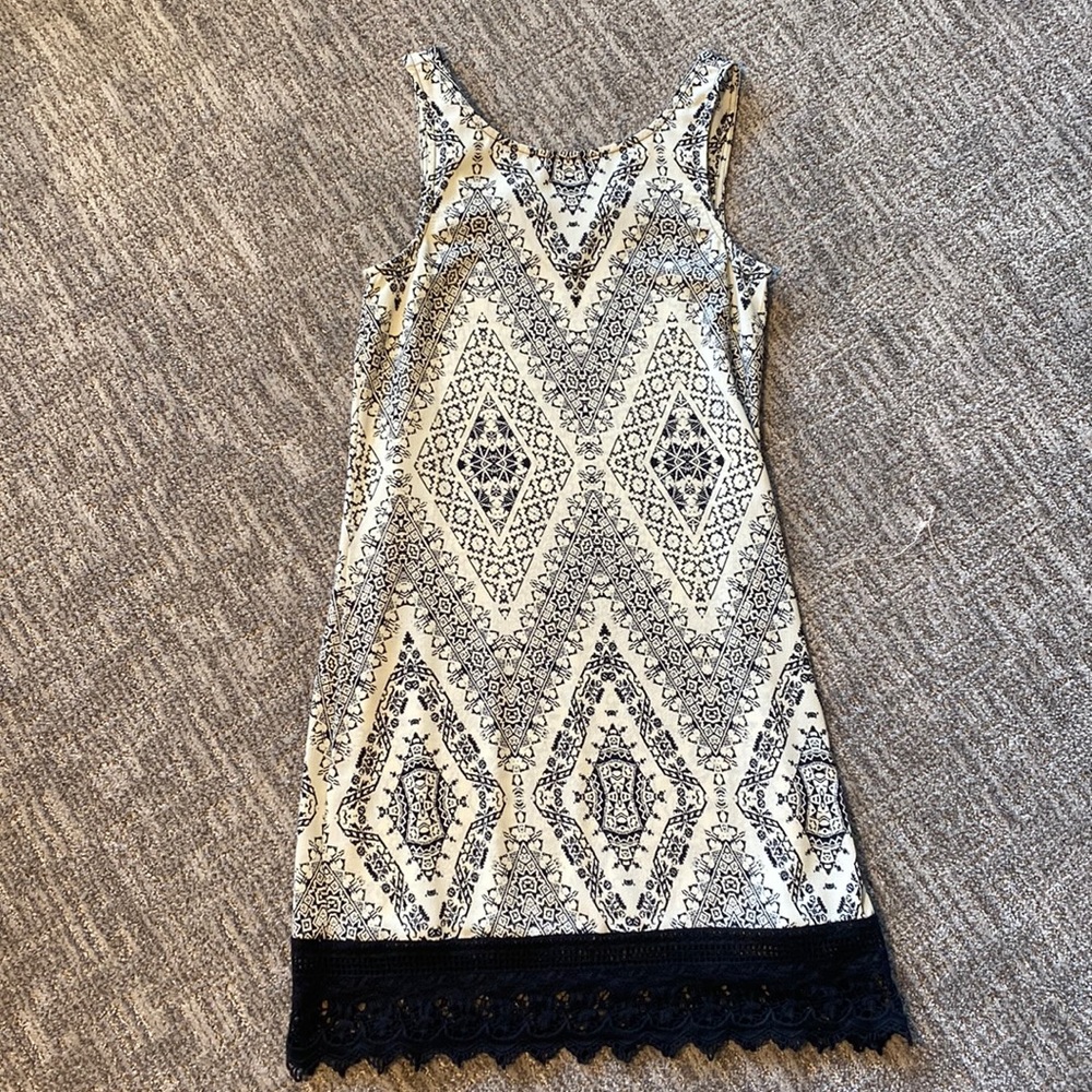 Maurices dress black & white size XS